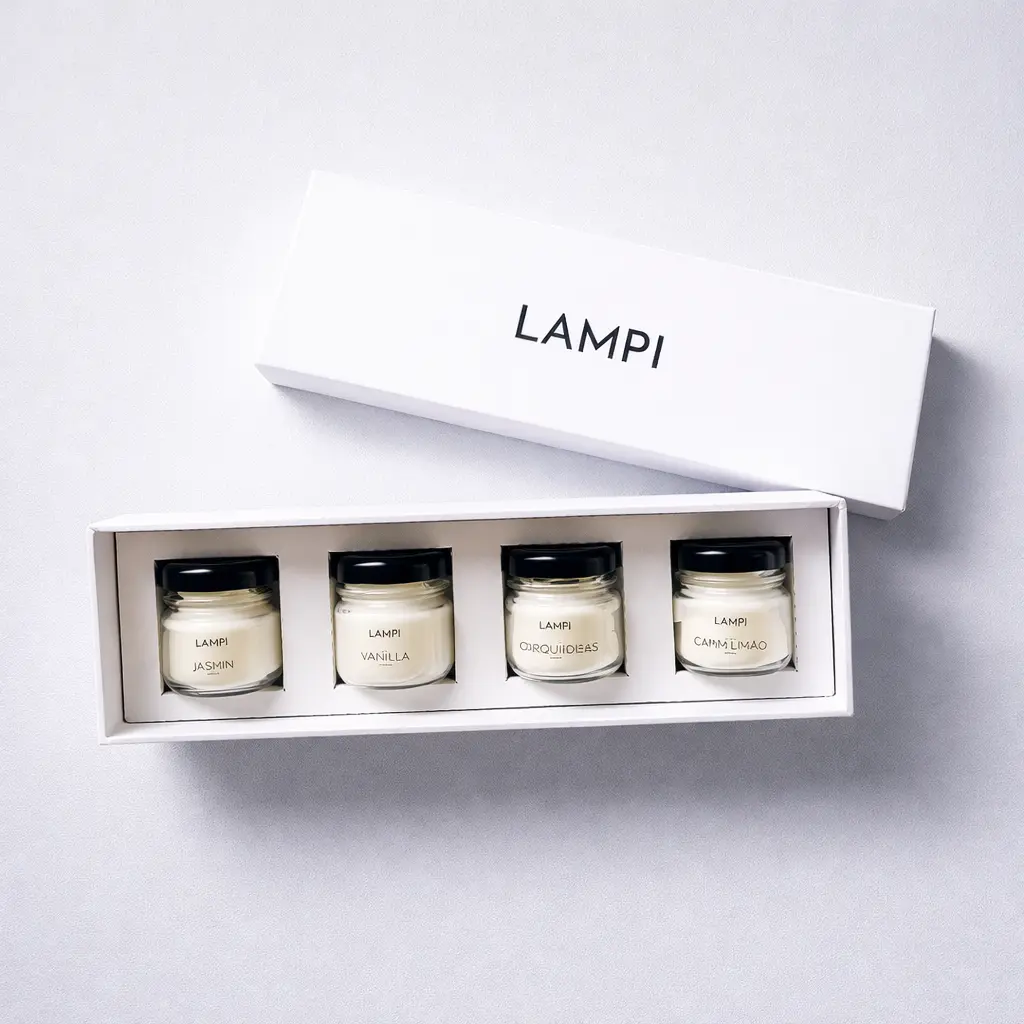 Candle gift boxes with foam insert- materials and finishes