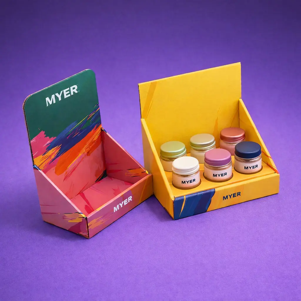 Retail candle display boxes Phoenix – custom counter display packaging for candle brands